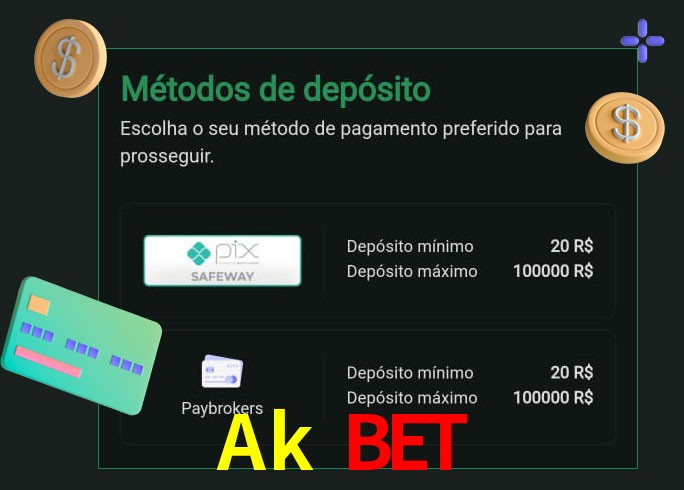 O cassino Ak Bet oferece uma grande variedade de métodos de pagamento